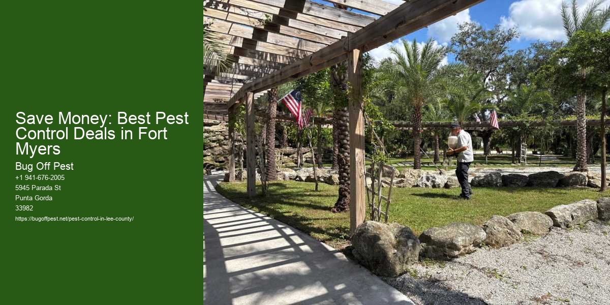Save Money: Best Pest Control Deals in Fort Myers