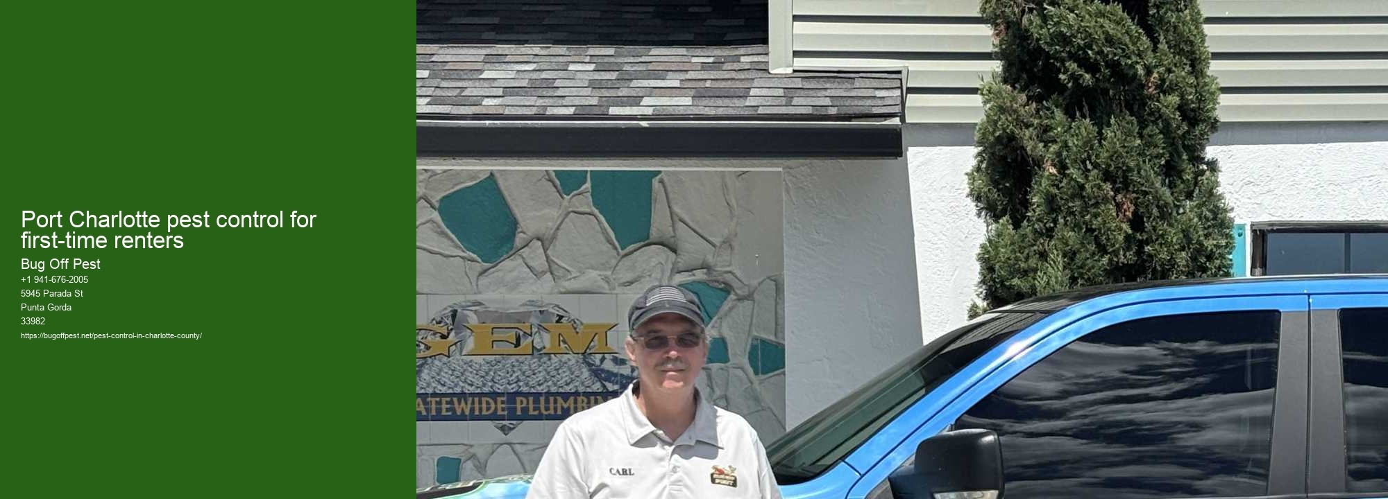 Port Charlotte pest control for first-time renters